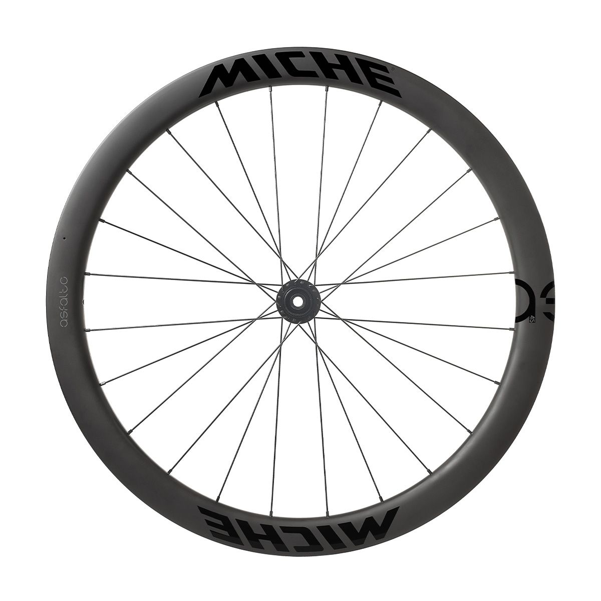 Miche Asfalto 45mm wheelset Thru Axle TL SH compatible