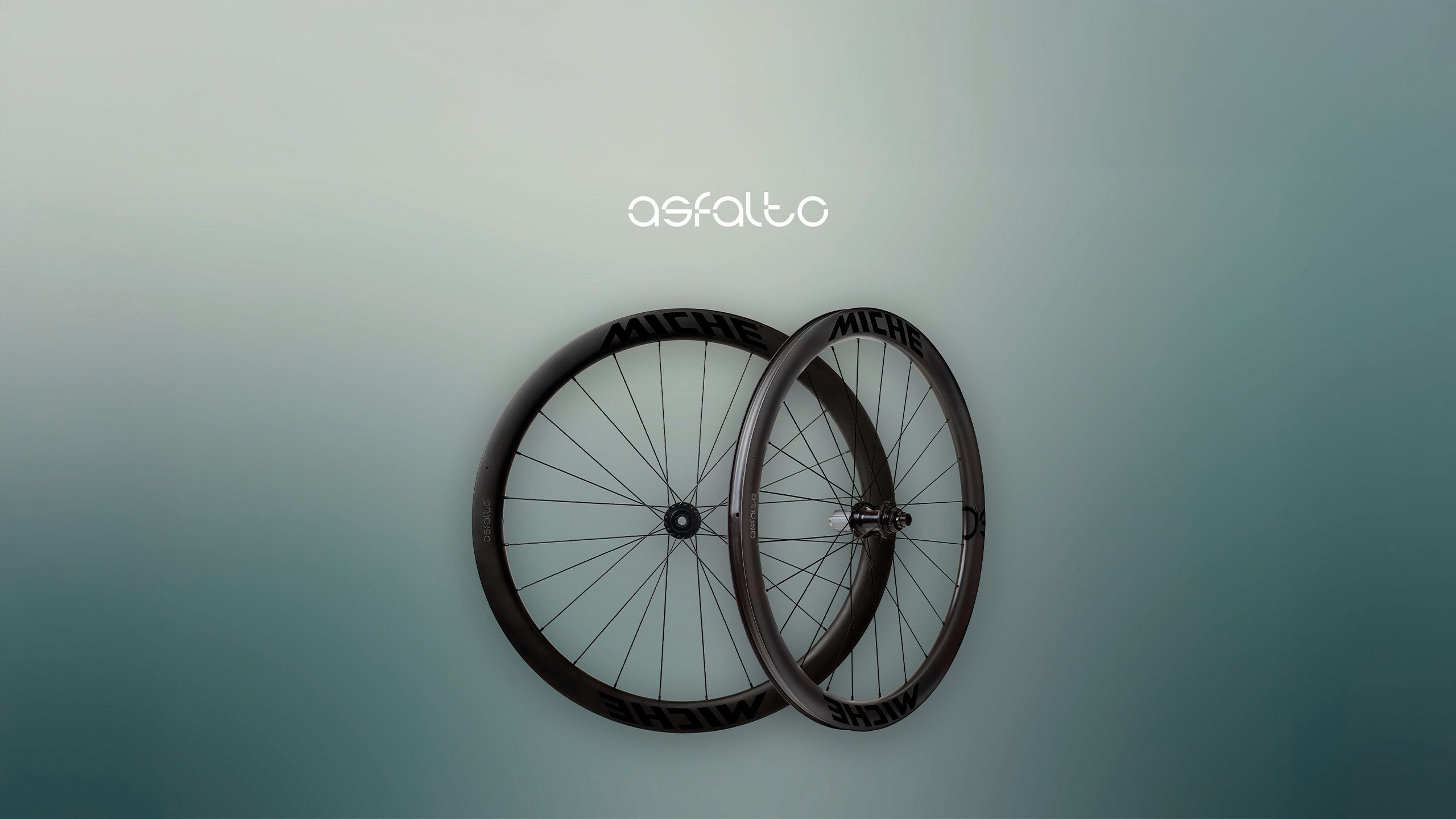 Miche Asfalto 45mm wheelset Thru Axle TL SH compatible