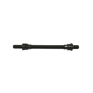 Miche track axle rear M10 x 1with cones and lock nuts